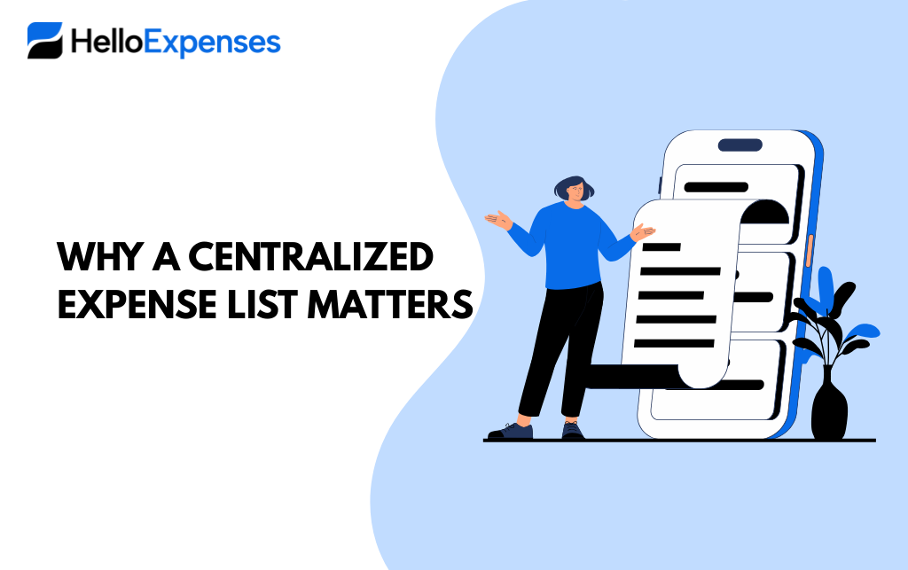Centralised all expenses list is important